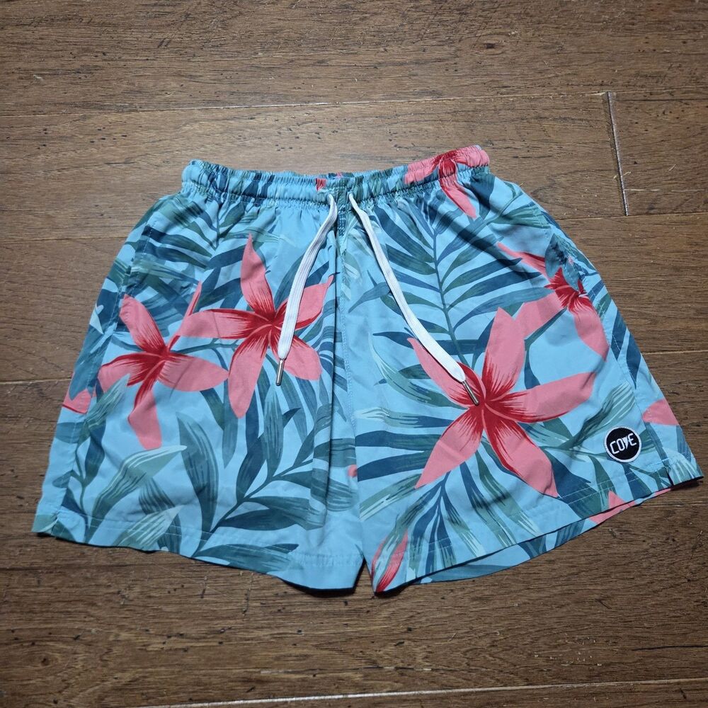 Cove USA Athletic Shorts Mens Size 34 Linerless Performance Floral